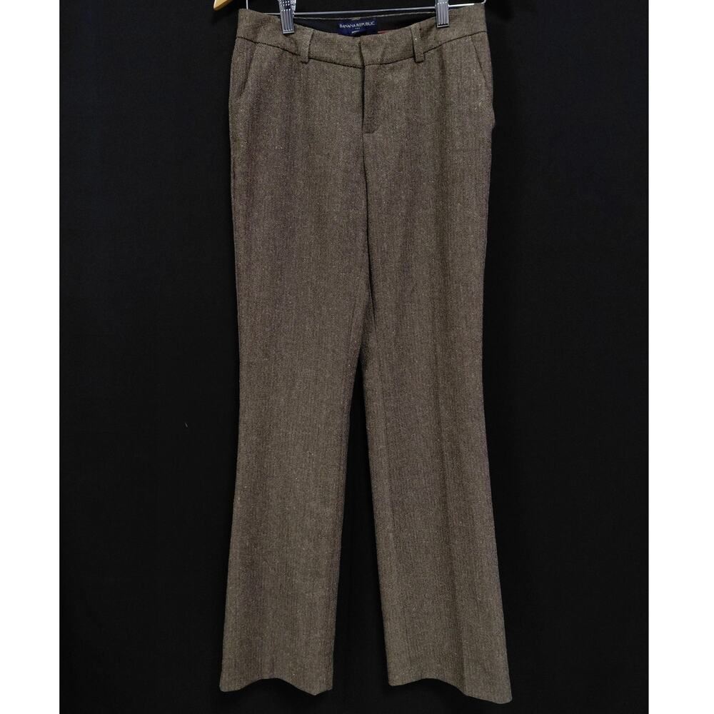 BANANA REPUBLIC Martin Fit Wool Blend Pants Classic Women Size 0R